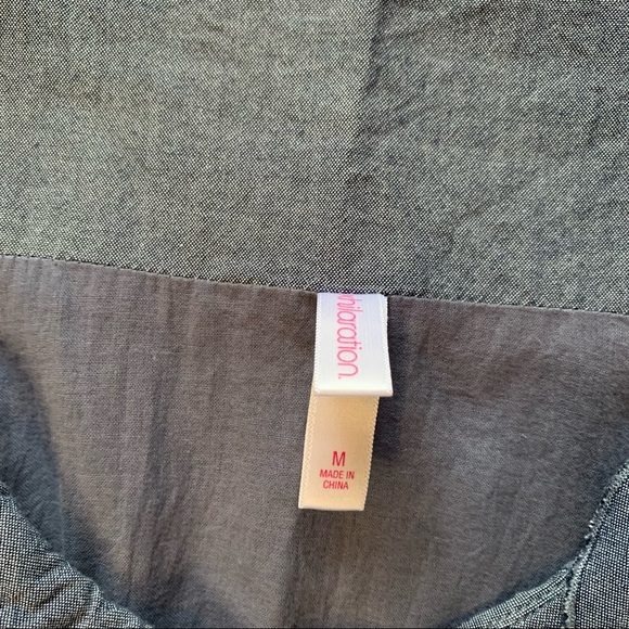 Xhilaration Chambray Dress Womens M - Picture 3 of 6
